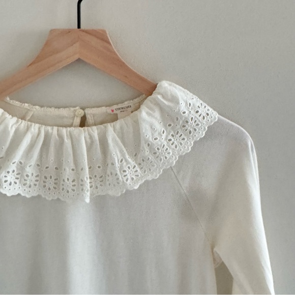 Crewcuts White Ruffled Top - Picture 6 of 8